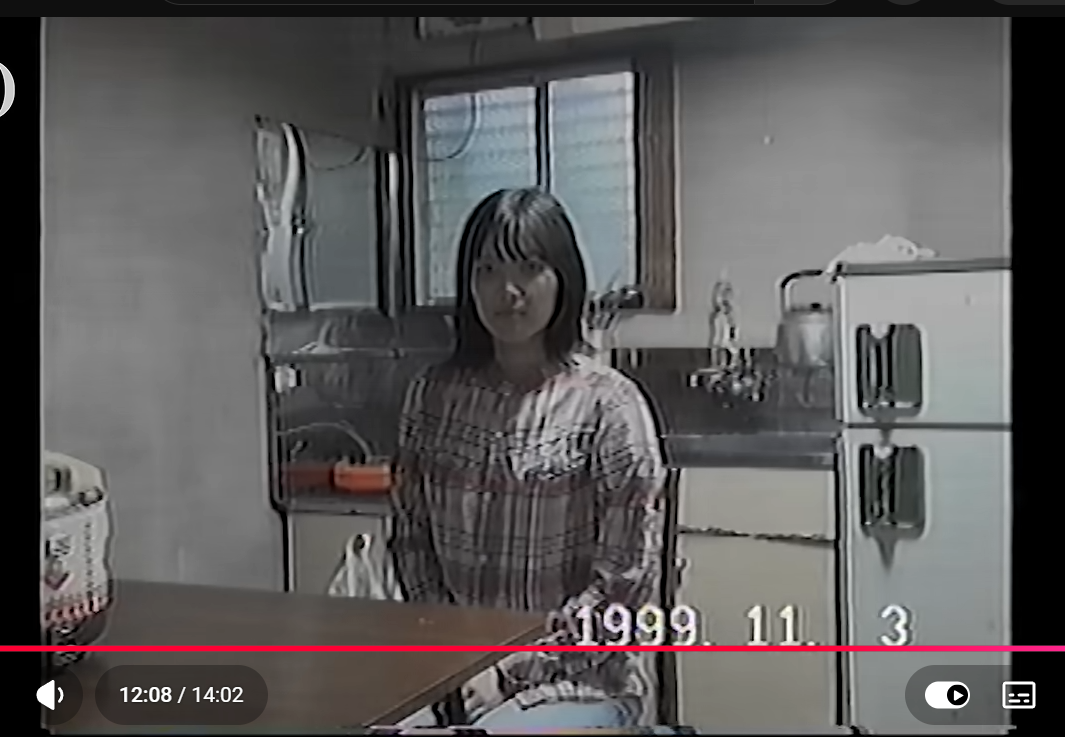 1999年11月3日、私的空間で撮影されたRIEKO